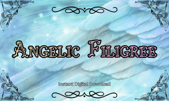 Angelic Filigree: A Font That Elevates Your Brand