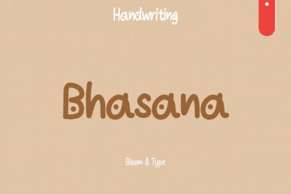 Bhasana: A Playful Script Font for Digital Branding and Web Design