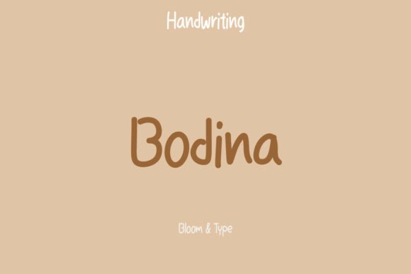 Bodina: The Handwritten Font That Elevates Your Digital Brand