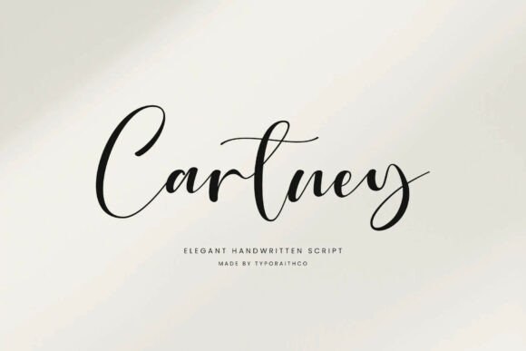 Cartney: A Script Font That Elevates Editorial Design
