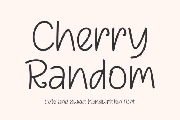 Cherry Random: A Font That Breathes Life Into Your Creations