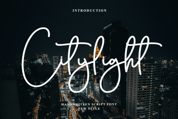 Citylight: A Script Font That Adds Urban Charm to Your Crafts
