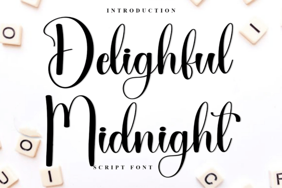 Delighful Midnight: A Font That Speaks in Warmth