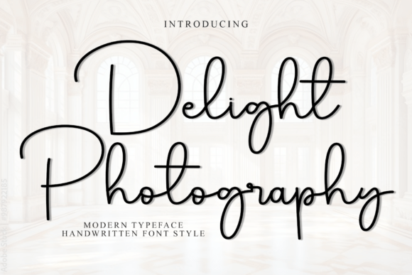 Delight Photography: A Font That Speaks with Grace