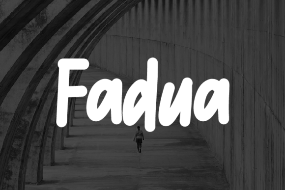 Fadua: A Script Font with Grace and Purpose