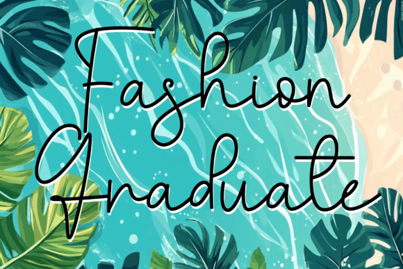 Fashion Graduate: A Script Font for Editorial Elegance