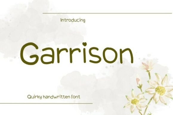 Garrison: A Versatile Script Font for Branding