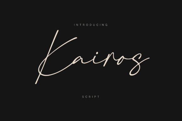 Kairos: The Handwritten Font That Elevates Brand Storytelling