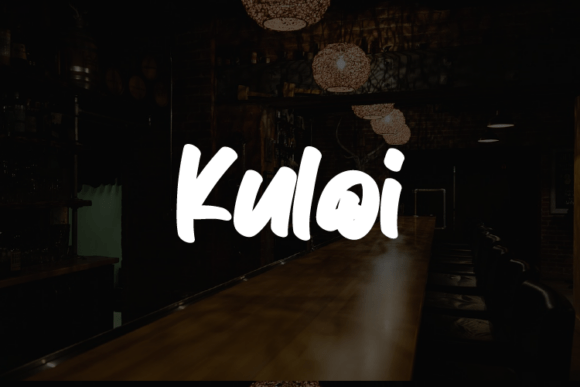 Kuloi: A Font That Breathes Life into Handmade Creations