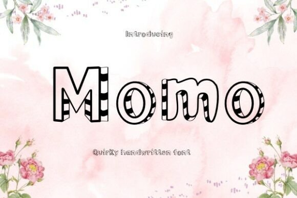 Momo: A Bold Script Font for Digital Design