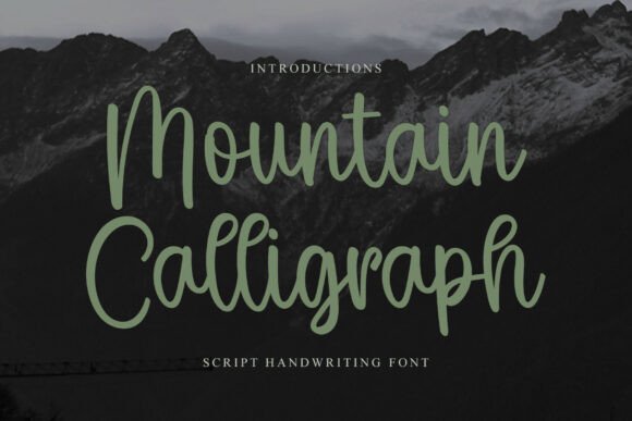 Mountain Calligraph