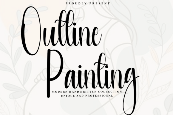 Outline Painting: A Font for Professional Branding