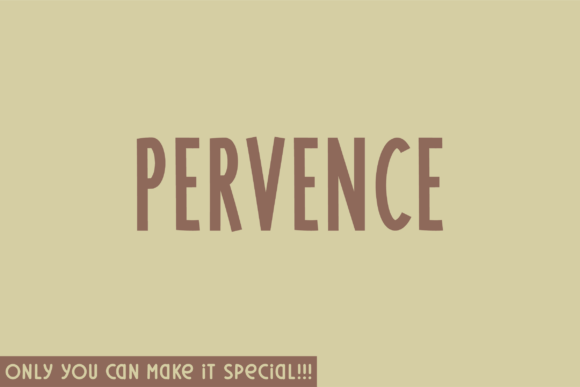 Pervence: A Font That Elevates Brand Identity