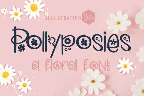 Pollyposies: A Whimsical Font for Digital Branding