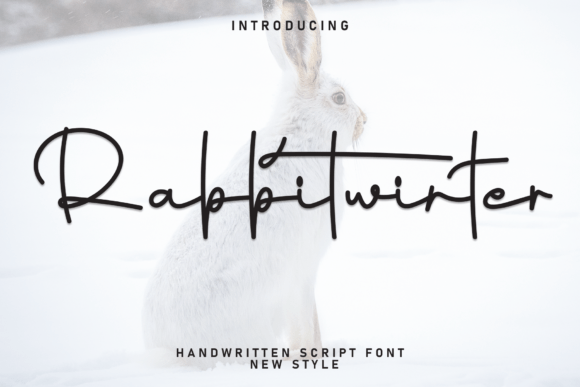 Rabbitwinter: A Script Font for Editorial Elegance
