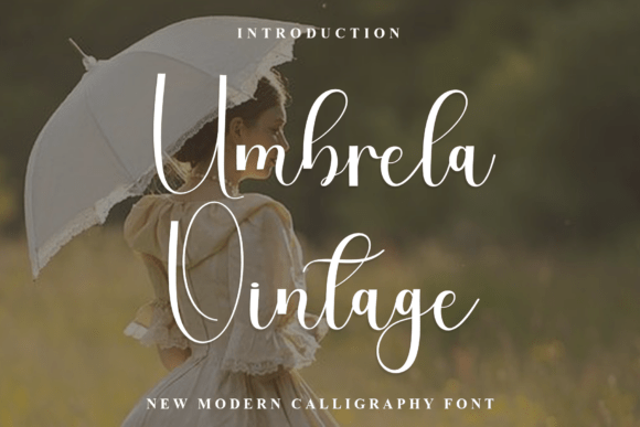 Umbrela Vintage: A Script Font for Warm, Approachable Campaigns
